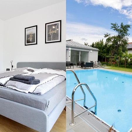 Modern Balcony Apartment With Pool Close To Lake In "Donaustadt" Wina Bagian luar foto